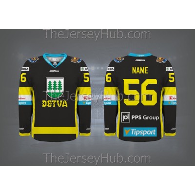 HC 07 Detva Tipsport Extraliga 2017-18 Slovak Hockey Jersey Dark