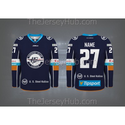 Kosice Tipsport Extraliga 2017-18 Slovak Hockey Jersey Dark
