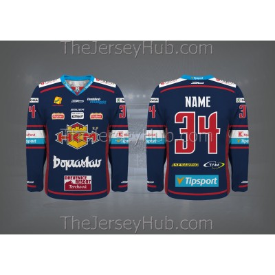 HKm Zvolen Tipsport Extraliga 2017-18 Slovak Hockey Jersey Dark