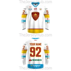 Dukla Trencin Tipsport Extraliga 2018-19 Slovak Hockey Jersey White