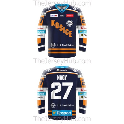 Kosice Tipsport Extraliga 2018-19 Slovak Hockey Jersey Dark