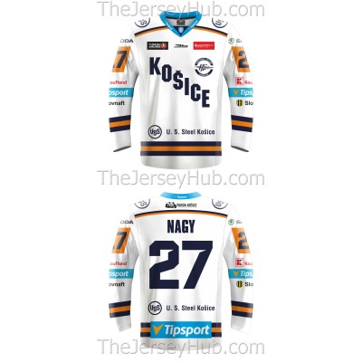 Kosice Tipsport Extraliga 2018-19 Slovak Hockey Jersey Light