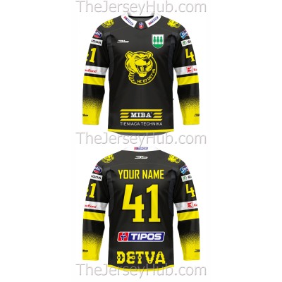 HC 07 Detva Tipos Extraliga 2020-21 Slovak Hockey Jersey Dark