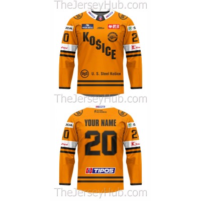Kosice Tipos Extraliga 2020-21 Slovak Hockey Jersey Light