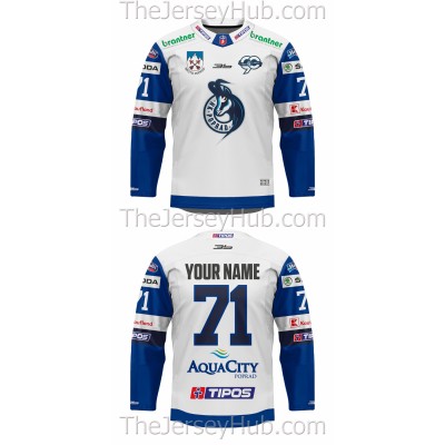 Poprad Tipos Extraliga 2020-21 Slovak Hockey Jersey Light