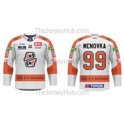 Kosice Tipos Extraliga 2021-22 Slovak Hockey Jersey Light