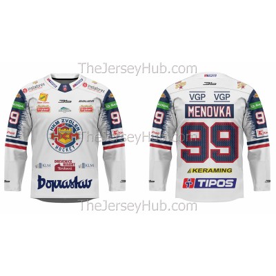 HKm Zvolen Tipos Extraliga 2021-22 Slovak Hockey Jersey Light