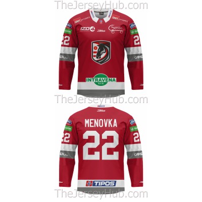 HC 21 Presov Tipos Extraliga 2022-23 Slovak Hockey Jersey Dark