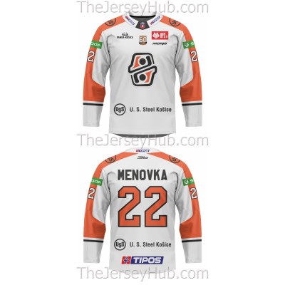 Kosice Tipos Extraliga 2022-23 Slovak Hockey Jersey Light