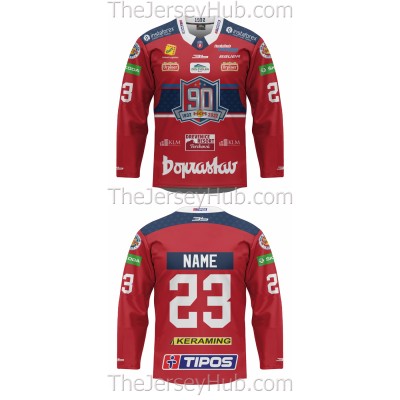 HKm Zvolen Tipos Extraliga 2022-23 Slovak Hockey Jersey Dark Alternate