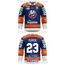 Dukla Michalovce Tipos Extraliga 2023-24 Slovak Hockey Jersey Dark