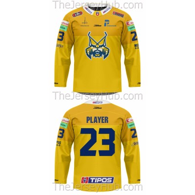HK Spisska Nova Ves Tipos Extraliga 2023-24 Slovak Hockey Jersey Dark Alternate