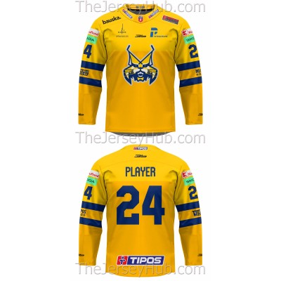 HK Spisska Nova Ves Tipos Extraliga 2024-25 Slovak Hockey Jersey Dark Alternate
