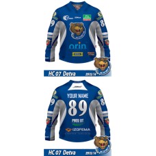 HC 07 Detva 2013-14  Slovak Hockey Jersey Dark