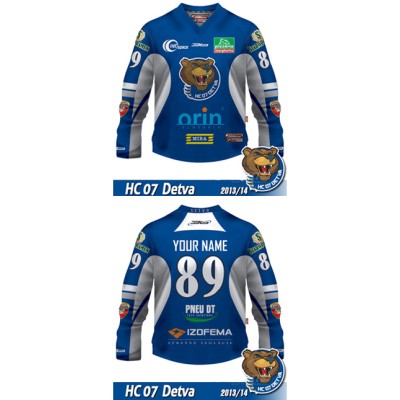 HC 07 Detva 2013-14  Slovak Hockey Jersey Dark