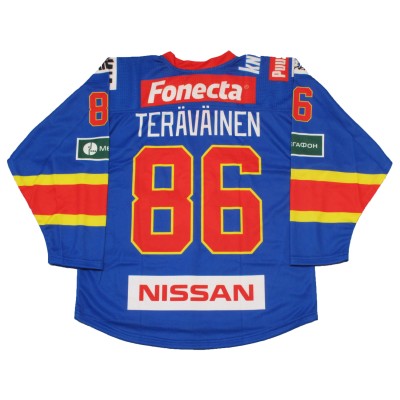 Jokerit Helsinki KHL Hockey Jersey Teuvo Teravainen Dark