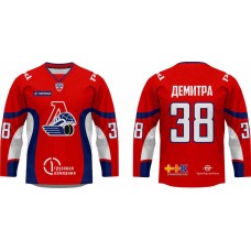 Lokomotiv Yaroslavl 2010-11 Russian Hockey Jersey Dark Demitra Vasicek
