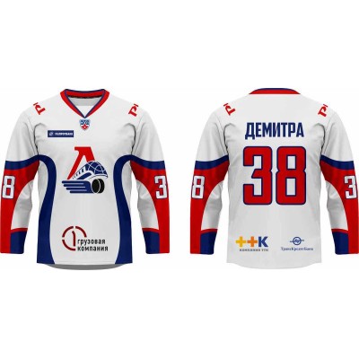 Lokomotiv Yaroslavl 2010-11 Russian Hockey Jersey Light Demitra Vasicek