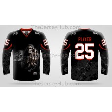 Middle Finger Halloween Jersey Dark