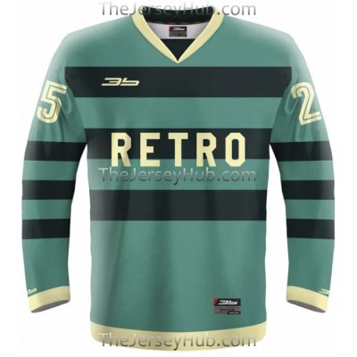 Retro Hockey Jersey Dark