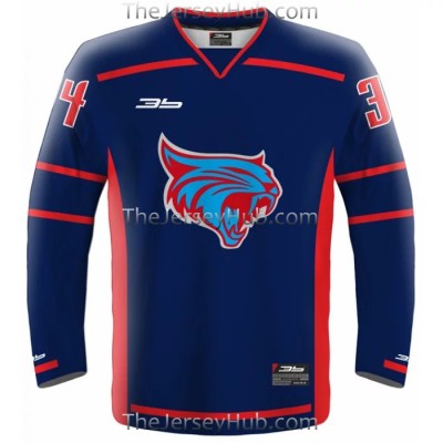 Stripes Hockey Jersey Dark