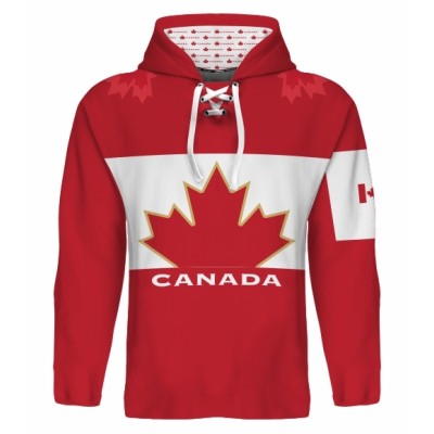 Team Canada Hooded Sweatshirt Dark 3