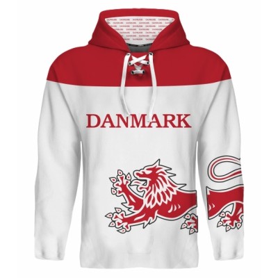 Team Denmark Hooded Sweatshirt Light 3