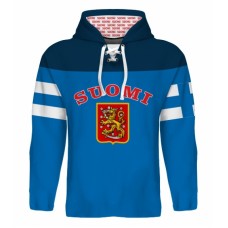 Team Finland Hooded Sweatshirt Dark 4