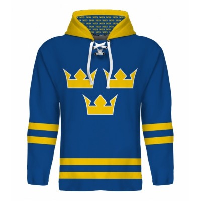 Team Sweden Hooded Sweatshirt Dark 2