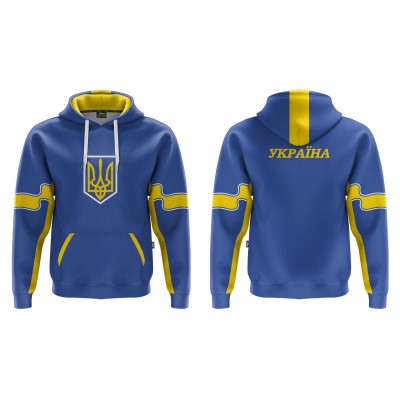 Team Ukraine Hooded Sweatshirt Dark