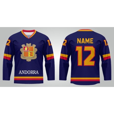 Team Andorra Hockey Jersey Dark