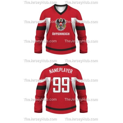 Team Austria Hockey Jersey Dark