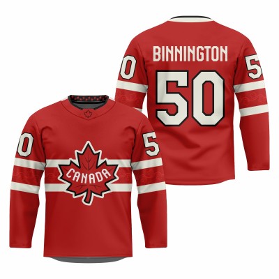 Team Canada 2025 Hockey Jersey Dark