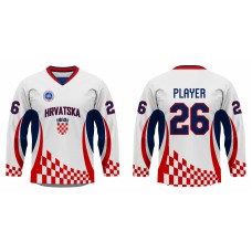 Team Croatia Hockey Jersey Light