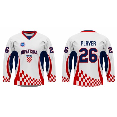 Team Croatia Hockey Jersey Light