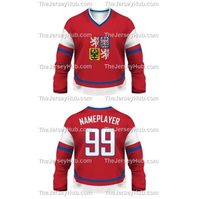 Team Czech Republic Hockey Jersey Dark