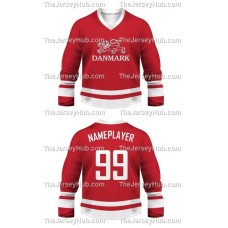 Team Denmark Hockey Jersey Dark