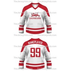 Team Denmark Hockey Jersey Light
