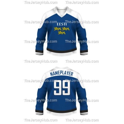 Team Estonia Hockey Jersey Dark