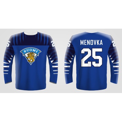 Team Finland Hockey Jersey Dark