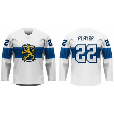 Team Finland 2022 Hockey Jersey Light