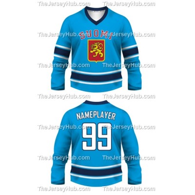 Team Finland Hockey Jersey Dark
