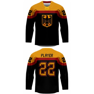 Team Germany 2022 Hockey Jersey Dark SEIDER