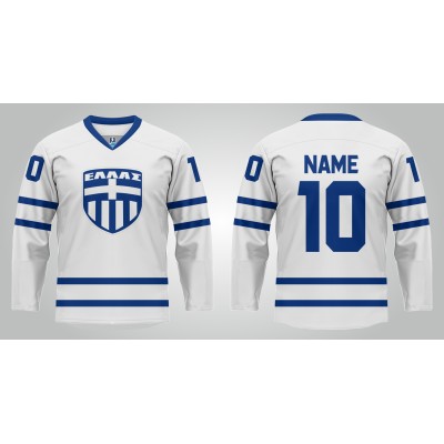 Team Greece Hockey Jersey Light