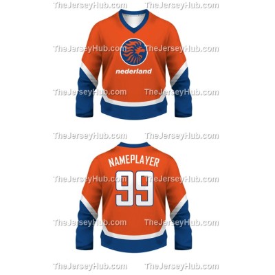 Team Holland The Netherlands Hockey Jersey Dark