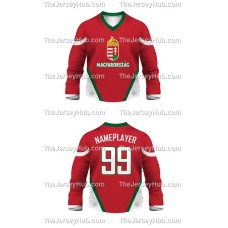 Team Hungary Hockey Jersey Dark