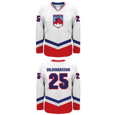 Team Iceland Hockey Jersey Light