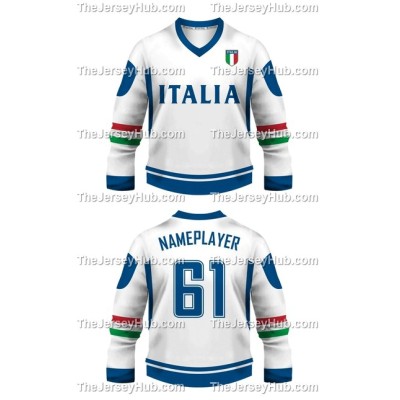 Team Italy Italia Hockey Jersey Light