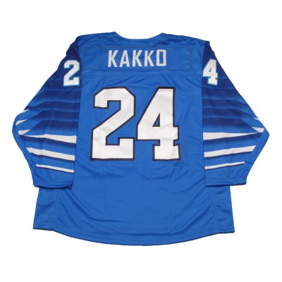 Team Finland Kaapo Kakko PRO Hockey Jersey Dark