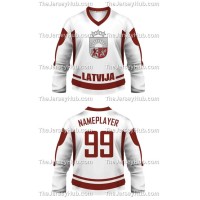 Team Latvia Hockey Jersey Light